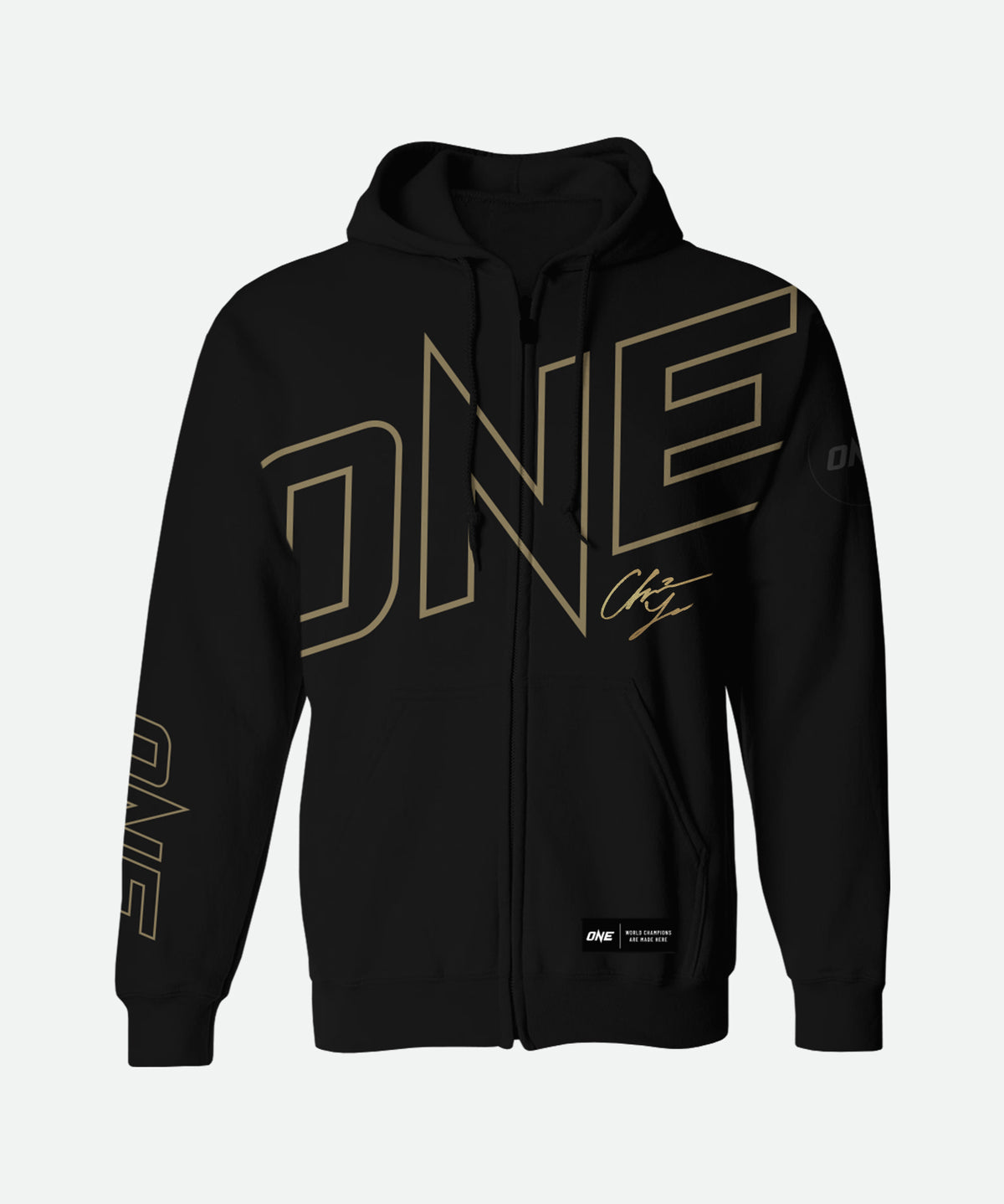 ONE World Champion Walkout Zip Autographed Hoodie (Christian Lee)
