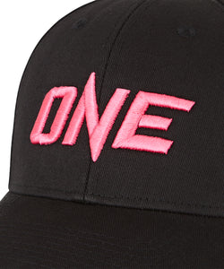 ONE x Tokyo Time BL Collab Cap (Black/Pink)