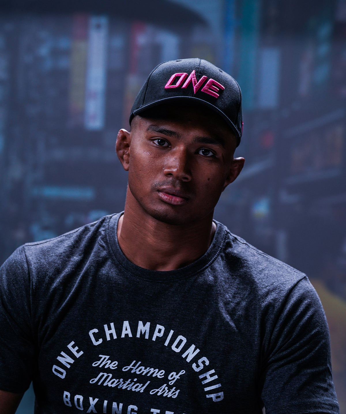 ONE x Tokyo Time BL Collab Cap (Black/Pink)