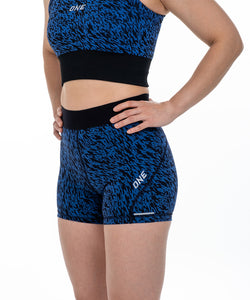 Elite Pro Women Vale Tudo Shorts (Blue/Black)
