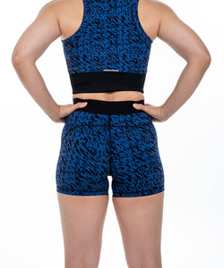 Elite Pro Women Vale Tudo Shorts (Blue/Black)