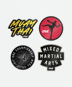 Martial Arts Stickers - Pack of 6 - ONE.SHOP | The Official Online Shop of ONE Championship