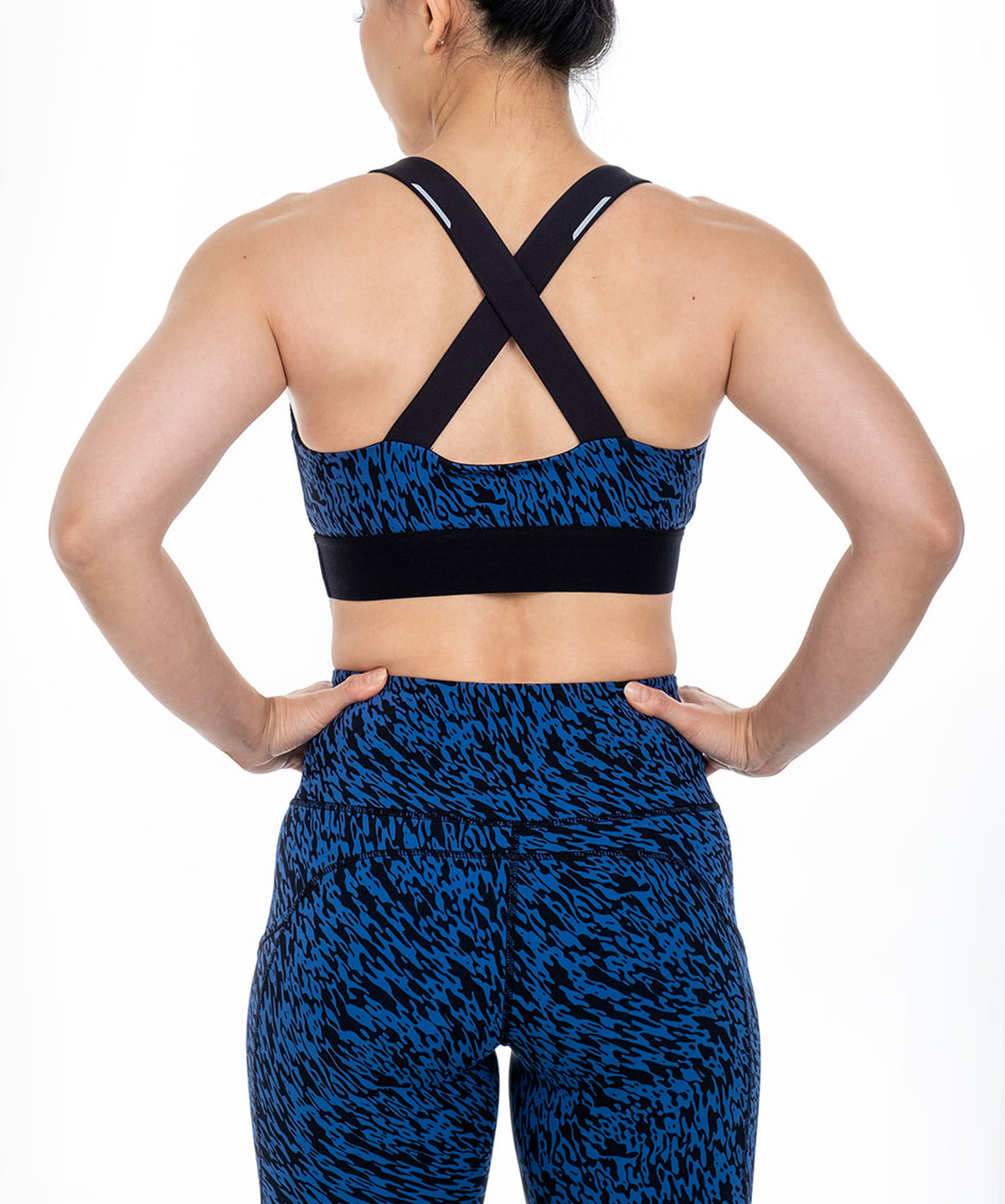 Elite Pro Sports Bra (Blue/Black)