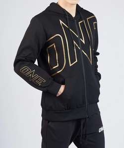 ONE World Champion Walkout Zip Hoodie (Black/Gold) - ONE.SHOP | The Official Online Shop of ONE Championship