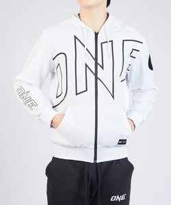 ONE Walkout Zip Hoodie (White) - ONE.SHOP | The Official Online Shop of ONE Championship