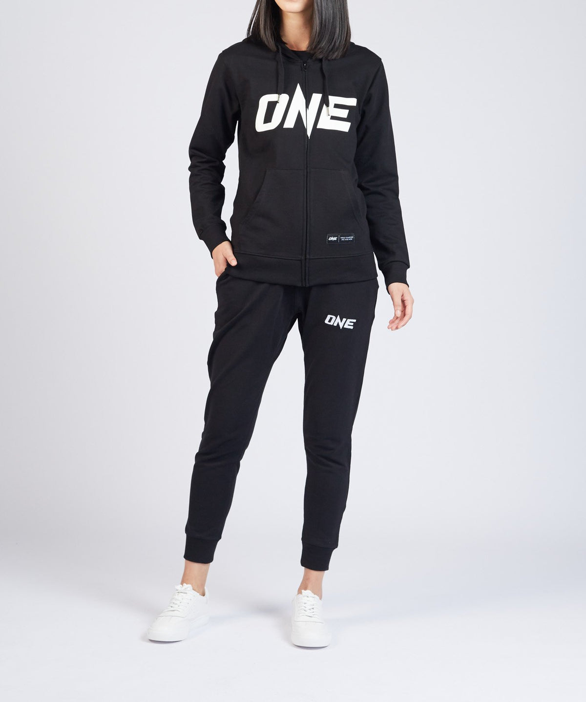 ONE Black Logo Zip Hoodie - ONE.SHOP | The Official Online Shop of ONE Championship