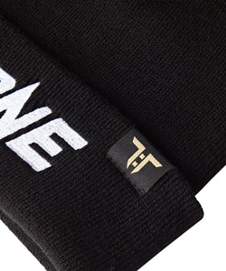 ONE x Tokyo Time BL Collab Beanie (Black / White)