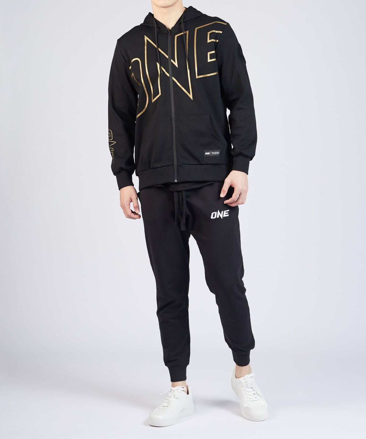 ONE World Champion Walkout Zip Hoodie (Black/Gold) - ONE.SHOP | The Official Online Shop of ONE Championship