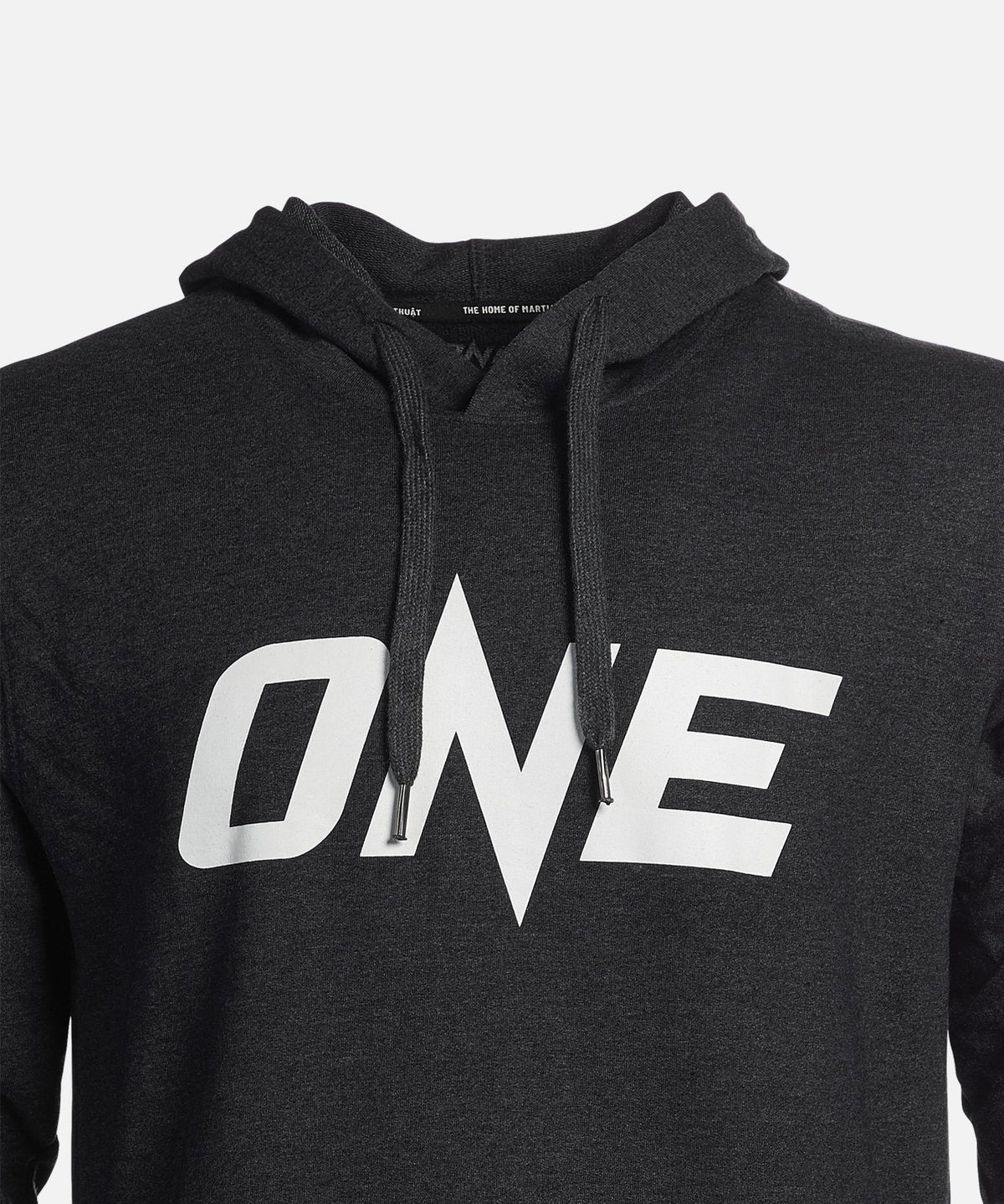 ONE Heather Gray Logo Pullover Hoodie