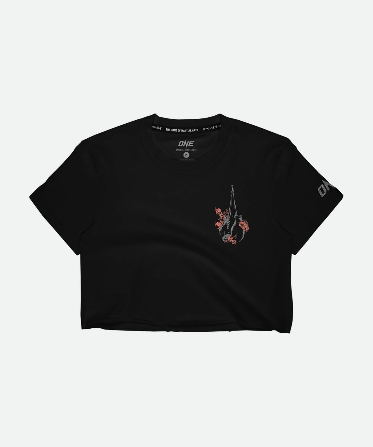 Stamp Fairtex Gloves & Roses Crop Tee - ONE.SHOP | The Official Online Shop of ONE Championship