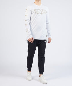ONE Dragon Logo Tokyo Long Sleeve Tee (White) - ONE.SHOP | The Official Online Shop of ONE Championship